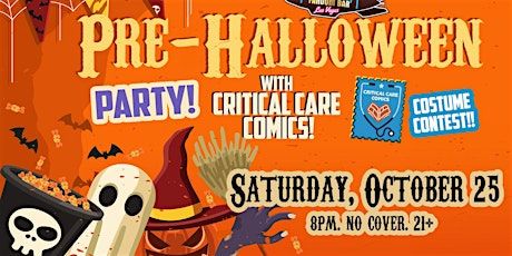 Pre-Halloween Party with Critical Care Comics