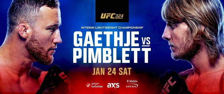 UFC 324: Gaethje vs Pimblett