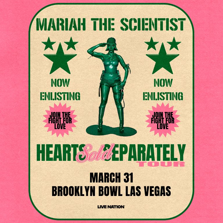 Mariah the Scientist: HEARTS SOLD SEPARATELY TOUR