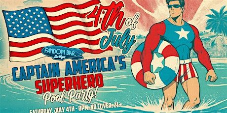Captain America's Superhero Pool Party