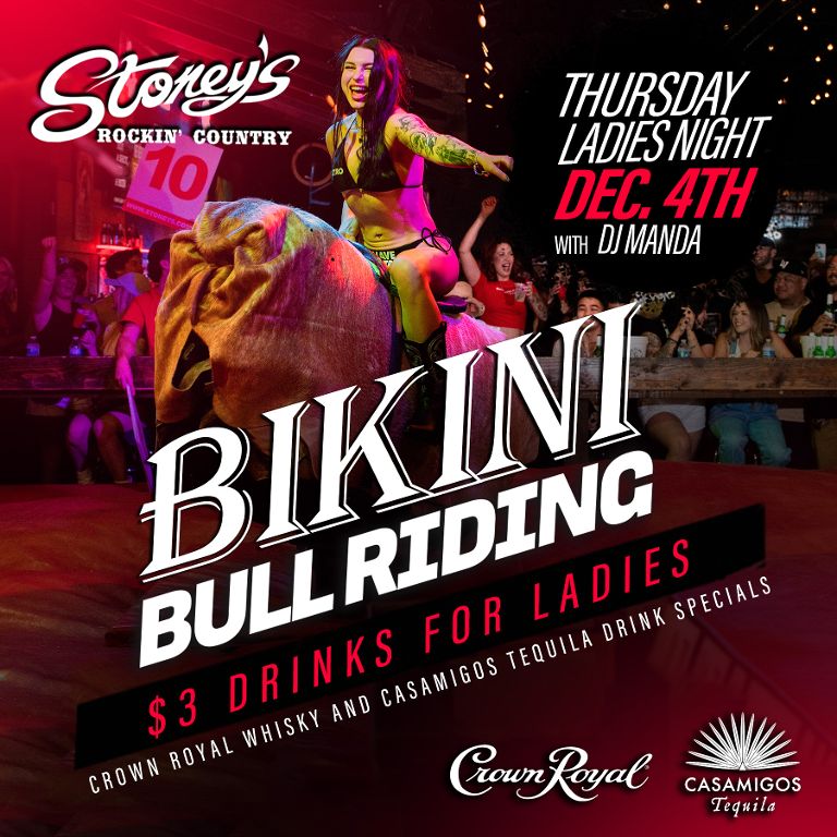 Bikini Bull Riding Ladies' Night
