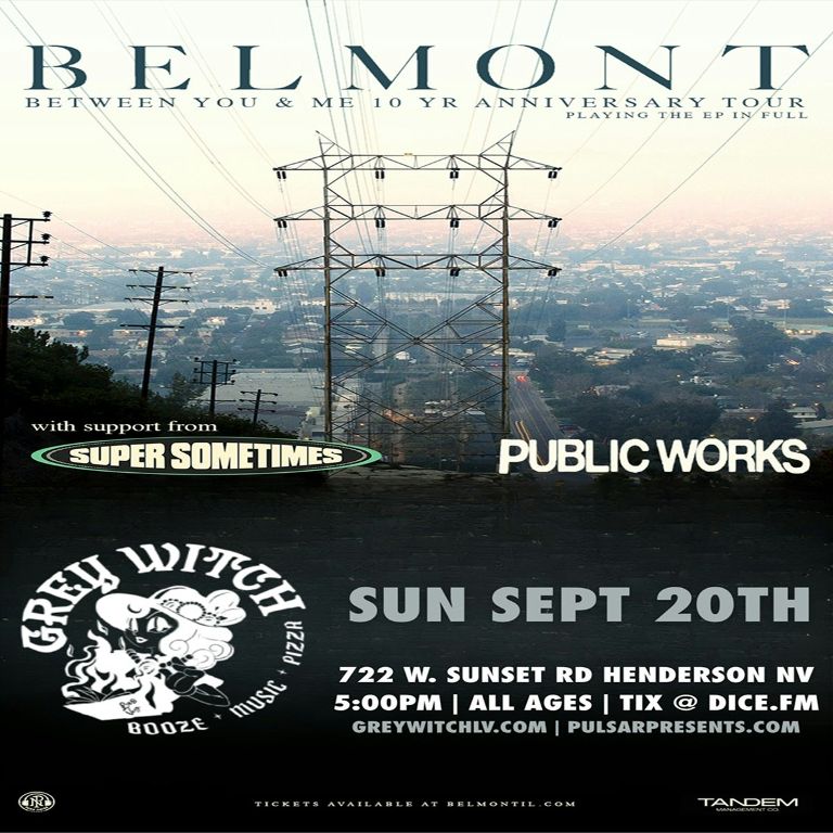 BELMONT: Between You & Me 10 Year Anniversary Tour