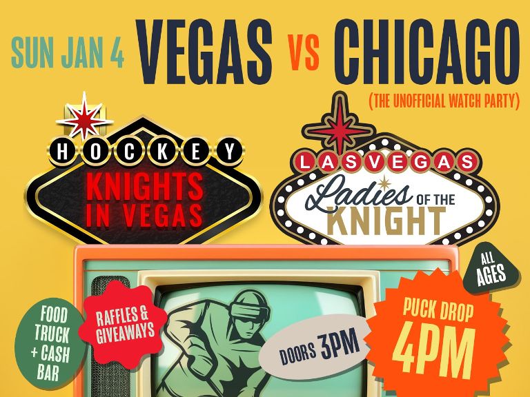 Unofficial Watch Party – Vegas vs Chicago