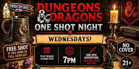 Dungeons & Dragons One Shot Night!
