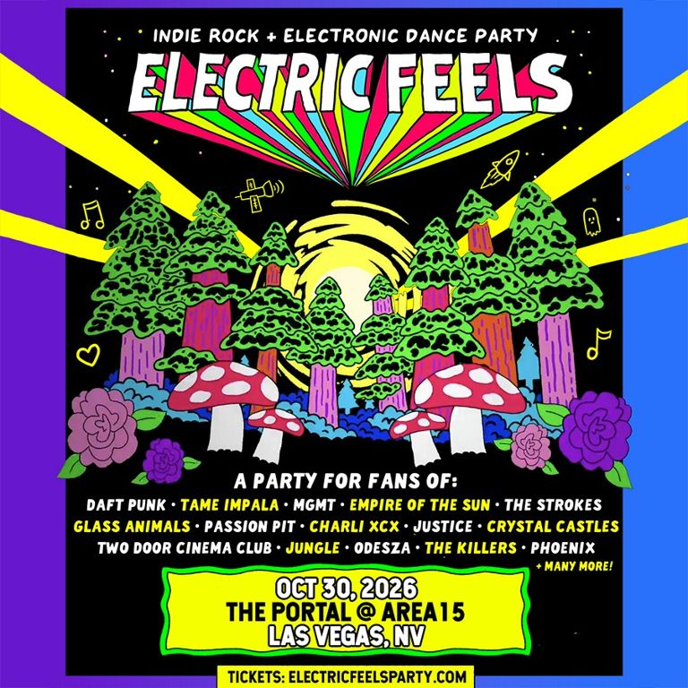 Electric Feels: Indie Rock + Electronic Dance Party