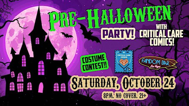 Pre-Halloween & Costume Contest with Critical Care Comics