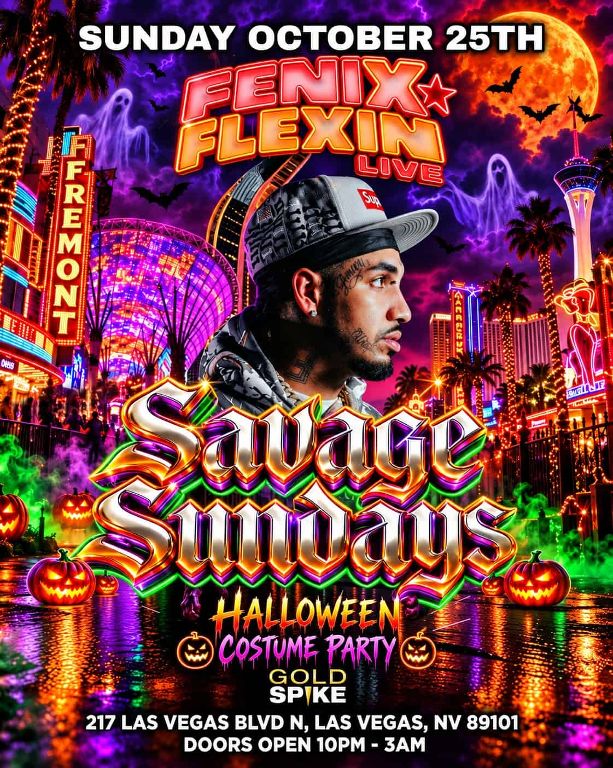 Fenix Flexin Live: Savage Sundays Halloween Costume Party