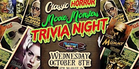 Classic Horror Movie Monsters TRIVIA NIGHT!