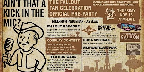 FALLOUT Fan Celebration Pre-Party