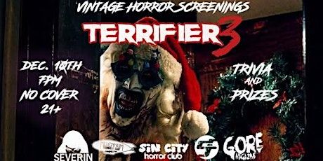 Vintage Horror Screenings Movie Night: TERRIFIER 3