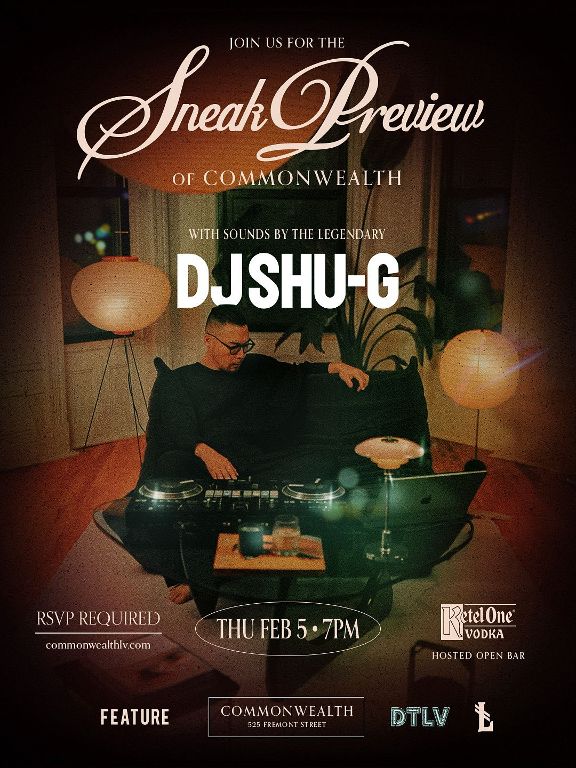 Open Bar: Sneak Preview With DJ SHU-G!