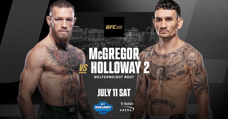 UFC 329: McGregor vs Holloway 2