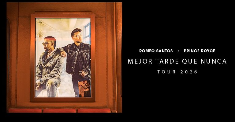 Romeo Santos & Prince Royce – Mejor Tarde Que Nunca Tour
