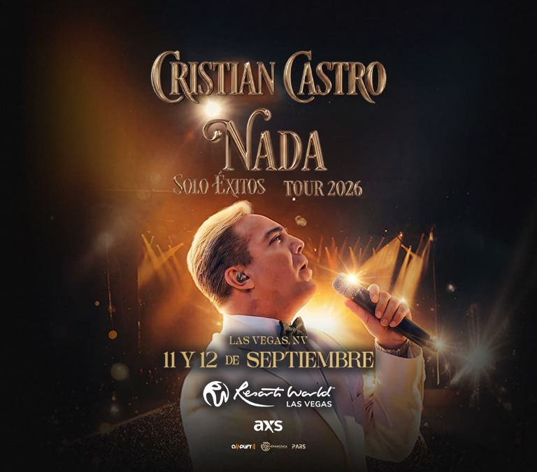 Cristian Castro Nada Solo Exitos Tour