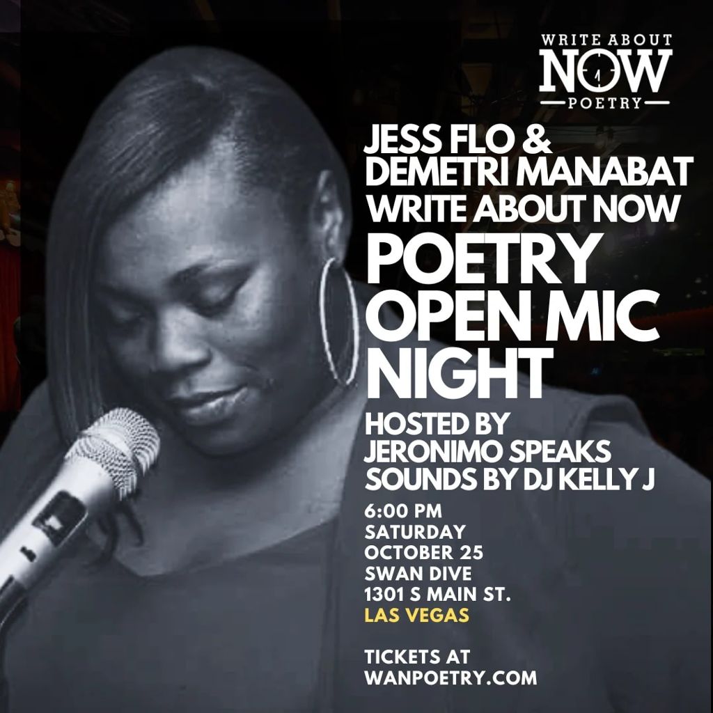 Vegasful: Write About Now Poetry Open Mike Night