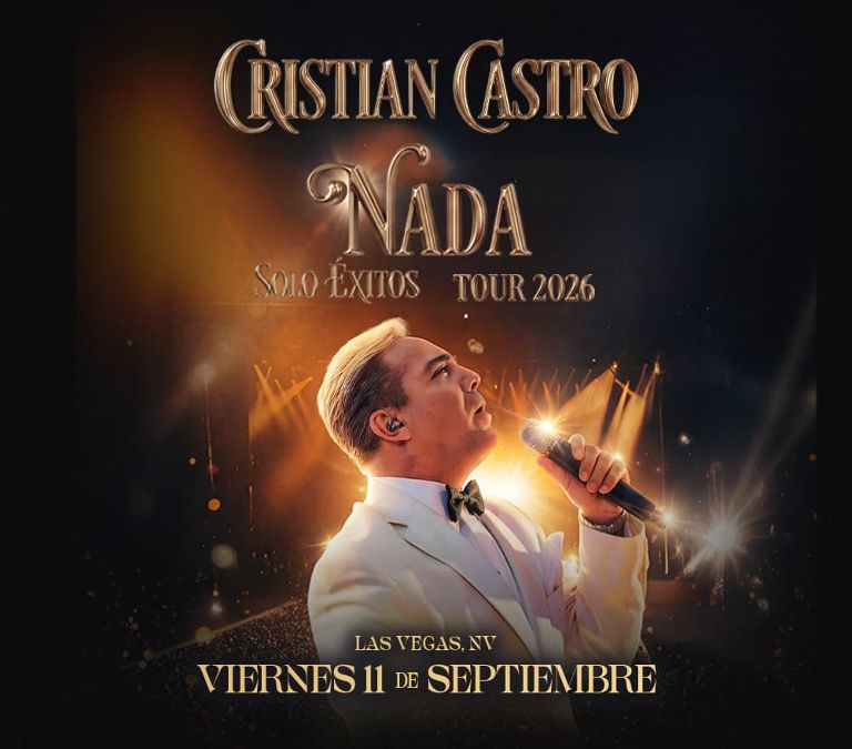 Cristian Castro Nada Solo Exitos Tour