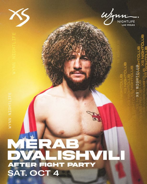 Merab Dvalishvili After Fight Party