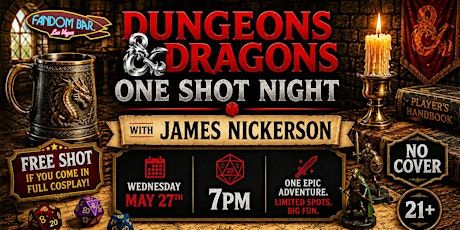 Dungeons & Dragons One Shot Night!
