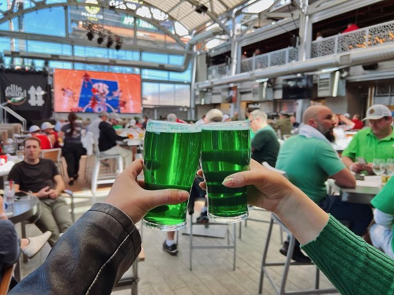 St. Patrick's Day in The Front Yard