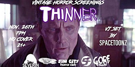 Vintage Horror Screenings: THINNER