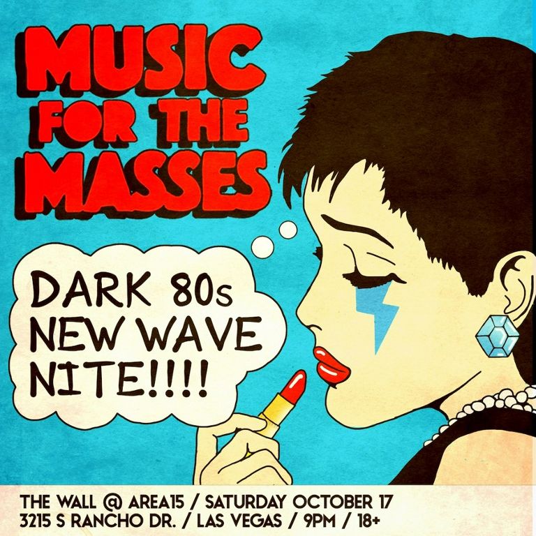 Music For The Masses - Dark 80's New Wave Nite