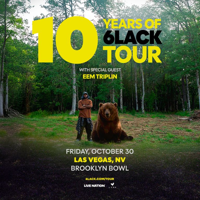 10 Years of 6LACK Tour